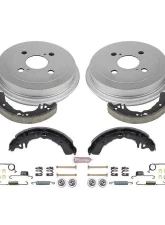 Power Stop Rear Autospecialty Drum Kit Rear Toyota Echo 2000-2005                                     - KOE15367DK - Image 2