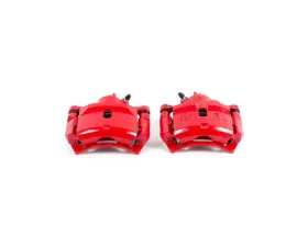Power Stop Red Calipers w/Brackets - Pair Front Acura CL 1997-1999