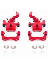 Power Stop Red Calipers w/Brackets - Pair Rear Mazda Miata 1994-1997                                     - S1377A - Image 2