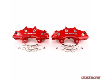 Power Stop Red Calipers - Pair Front Chevrolet Corvette 2006-2013 - S15042