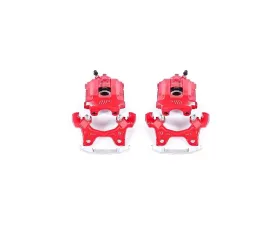 Power Stop Red Calipers w/Brackets - Pair Rear BMW M3 1995-1999