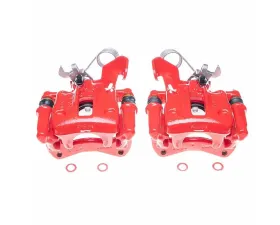 Power Stop Red Calipers - Pair Rear Audi A4 Quattro 1996-2001