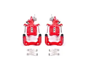 Power Stop Red Calipers w/Brackets - Pair Rear Acura TSX 2004-2008