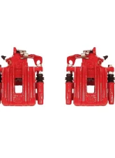 Power Stop Red Calipers w/Brackets - Pair Rear Volkswagen Beetle 2000-2010                                     - S2576 - Image 2