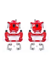 Power Stop Red Calipers w/Brackets - Pair Front Scion tC 2005-2010                                     - S2580A - Image 2