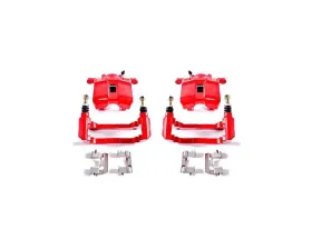 Power Stop Red Calipers w/Brackets - Pair Front Acura CL 2001-2003