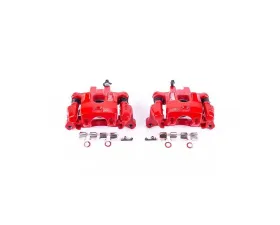 Power Stop Red Calipers w/Brackets - Pair Rear Toyota Camry 2000