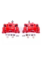 Power Stop Red Calipers w/Brackets - Pair Rear Toyota Camry 2000                                     - S2620 - Image 2