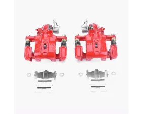 Power Stop Red Calipers w/Brackets - Pair Rear Infiniti G20 1999-2001