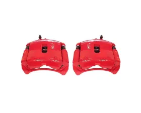 Power Stop Red Calipers w/Brackets - Pair Front Acura MDX 2001-2002