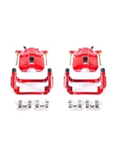 Power Stop Red Calipers w/Brackets - Pair Front Honda Accord 2003-2007                                     - S2668 - Image 2