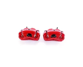 Power Stop Red Calipers w/Brackets - Pair Front Toyota Camry 2002-2006