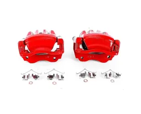 Power Stop Red Calipers w/Brackets - Pair Front Lexus GS300 1998-2005