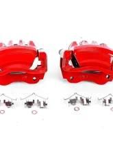 Power Stop Red Calipers w/Brackets - Pair Front Lexus GS300 1998-2005                                     - S2774 - Image 2