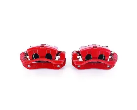 Power Stop Red Calipers w/Brackets - Pair Front Acura MDX 2003-2006