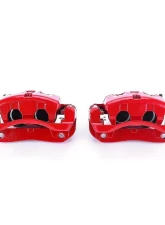 Power Stop Red Calipers w/Brackets - Pair Front Acura MDX 2003-2006                                     - S2818 - Image 2