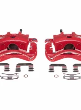 Power Stop Red Calipers - Pair Front Hyundai Elantra 2003-2005                                     - S2848 - Image 2
