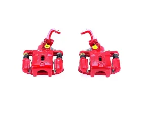 Power Stop Red Calipers w/Brackets - Pair Rear Hyundai Elantra 2001-2005