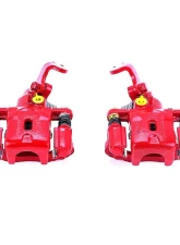 Power Stop Red Calipers w/Brackets - Pair Rear Hyundai Elantra 2001-2005                                     - S2854 - Image 2