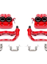 Power Stop Red Calipers w/Brackets - Pair Front Infiniti G35 2005-2007                                     - S2870A - Image 2