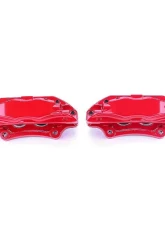 Power Stop Red Calipers w/o Brackets - Pair Front Acura TL 2004-2008                                     - S2892 - Image 2