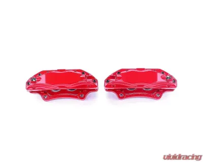 Power Stop Red Calipers w/o Brackets - Pair Front Acura TL 2004-2008 - S2892