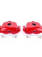Power Stop Red Calipers w/Brackets - Pair Front Ford Escape 2014-2017                                     - S2942 - Image 2