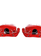 Power Stop Red Calipers w/Brackets - Pair Front Ford C-Max 2013-2018                                     - S2942D - Image 2