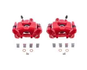 Power Stop Red Calipers w/Brackets - Pair Rear Scion tC 2005-2010