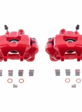 Power Stop Red Calipers w/Brackets - Pair Rear Scion tC 2005-2010                                     - S2950 - Image 2
