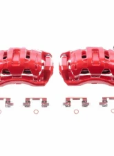 Power Stop Red Calipers w/Brackets - Pair Front Acura RDX 2007-2012                                     - S2958 - Image 2