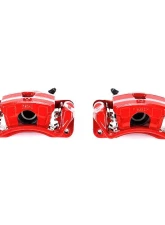 Power Stop Red Calipers w/Brackets - Pair Rear Mitsubishi Eclipse 2006-2012                                     - S2966 - Image 2