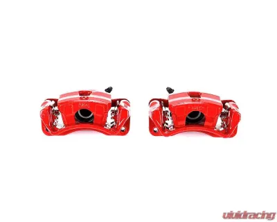 Power Stop Red Calipers w/Brackets - Pair Rear Mitsubishi Eclipse 2006-2012 - S2966
