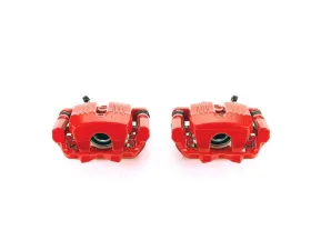 Power Stop Red Calipers w/Brackets - Pair Rear Acura RL 2005-2012