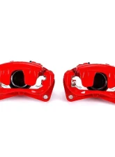 Power Stop Red Calipers w/Brackets - Pair Front Nissan Altima 2007-2010                                     - S3308 - Image 2