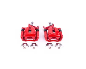Power Stop Red Calipers w/Brackets - Pair Rear Mini Cooper 2007-2010