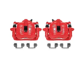 Power Stop Red Calipers w/Brackets - Pair Front Mini Cooper 2007-2016