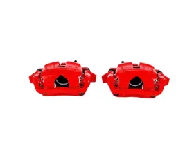 Power Stop Red Calipers w/Brackets - Pair Front Mini Cooper 2007-2016