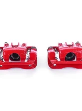 Power Stop Red Calipers w/Brackets - Pair Rear Hyundai Elantra 2007-2010                                     - S3456 - Image 2