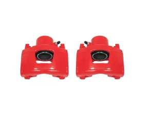 Power Stop Red Calipers w/o Brackets - Pair Front Buick LeSabre 1992-1993