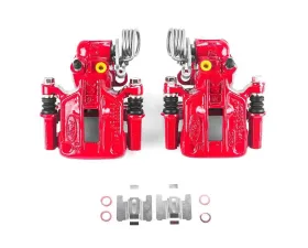 Power Stop Red Calipers w/Brackets - Pair Rear Ford Taurus 1993-2007