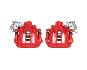 Power Stop Red Calipers w/Brackets - Pair Rear Chevrolet Camaro 1993-1997