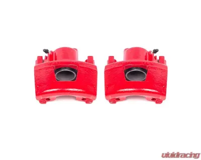 Power Stop Red Calipers w/o Brackets - Pair Front Buick LeSabre 1994-1999 - S4600