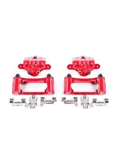 Power Stop Red Calipers w/Brackets - Pair Rear Chevrolet Camaro 1998-2002                                     - S4696 - Image 2