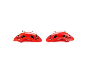 Power Stop Red Calipers w/Brackets - Pair Front Dodge Ram 2500 2000-2002