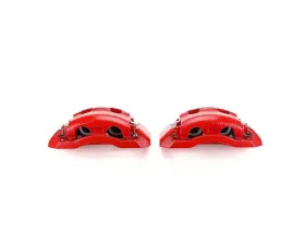 Power Stop Red Calipers w/Brackets - Pair Front Ford E-150 2007