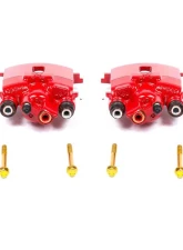 Power Stop Red Calipers w/o Brackets - Pair Rear Chrysler PT Cruiser 2001-2010                                     - S4784 - Image 2