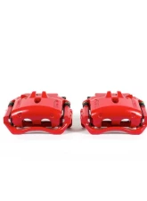 Power Stop Red Calipers w/Brackets - Pair Front Ford Thunderbird 2002-2005                                     - S4792 - Image 2