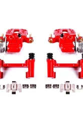 Power Stop Red Calipers w/Brackets - Pair Rear Ford Mustang 1994-2004                                     - S4824 - Image 2