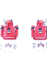 Power Stop Red Calipers w/Brackets - Pair Rear Ford Mustang 1994-2001                                     - S4824A - Image 2